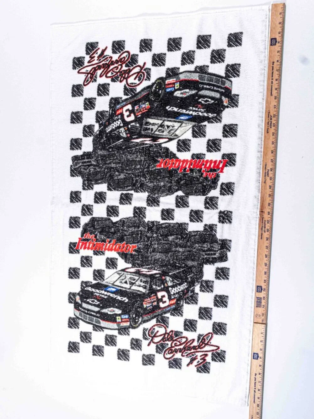 VTG Dale Earnhardt Nascar Towel Beach Bath The Intimidator GM Goodwrench 46x27